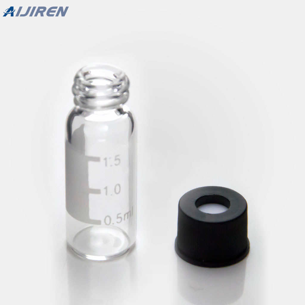 <h3>Short thread autosampler vial, clear glass, 11.6 x 32 mm </h3>
